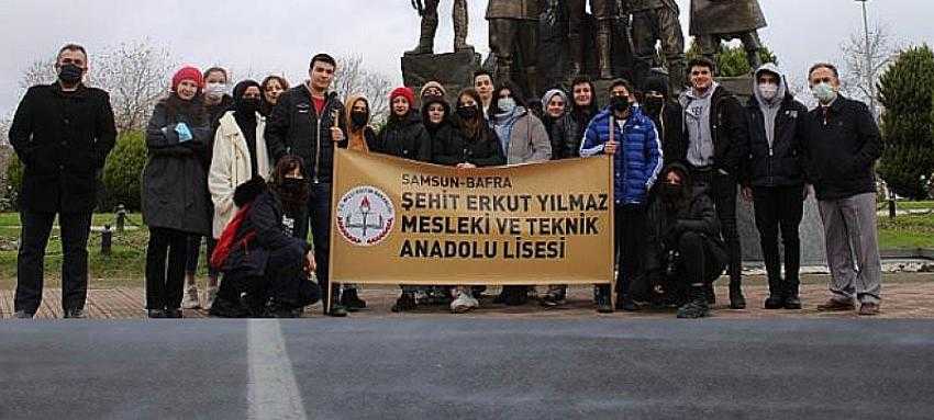Şehit Erkut Yılmaz Mesleki ve Teknik Anadolu Lisesinden “Samsun Turizm Elçisiyim” projesi 
