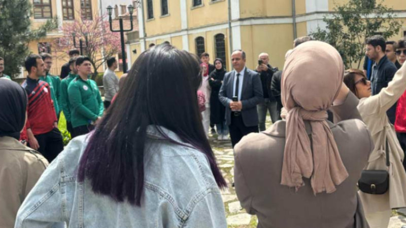 YURT LİG Şampiyonasına gelen öğrenciler Bafra'yı gezdi 