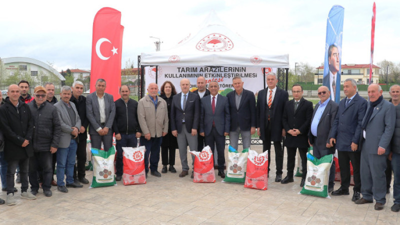 Bafra Çiftçisine Tohum Desteğiyle Bereket Vakti