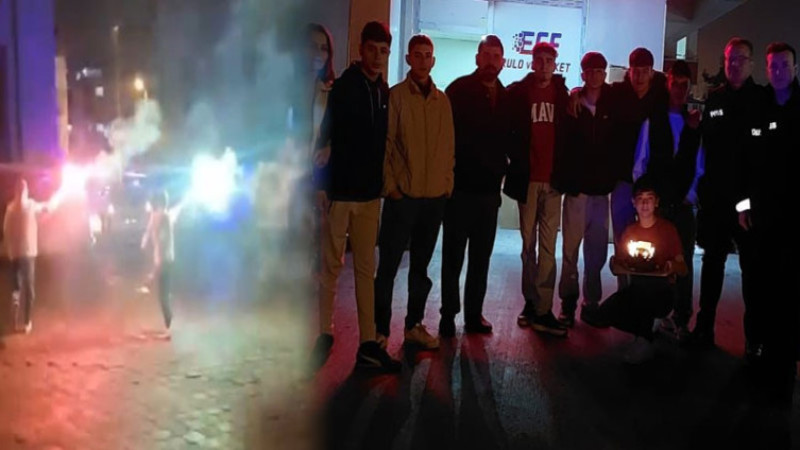 Samsun'da olaya giden polisler şok yaşadı