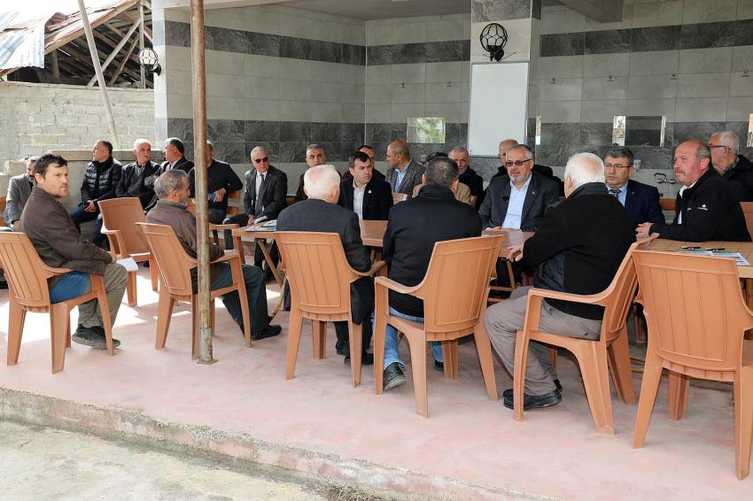 Bafra Belediye başkan adayı Hamit Kılıç'a yoğun ilgi