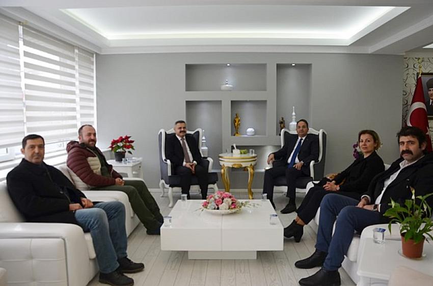 Samsun Türk Ocağı Başkanı Prof. Dr. Serkan Şen' den Ertürkmen' e Ziyaret