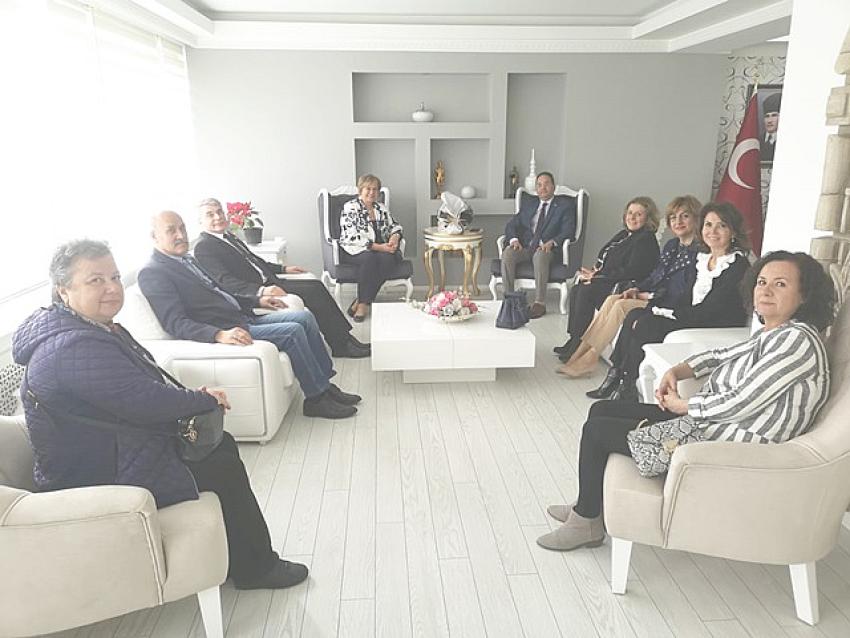 Başkan Neşe Kangüleç'ten Ertürkmen'e Ziyaret