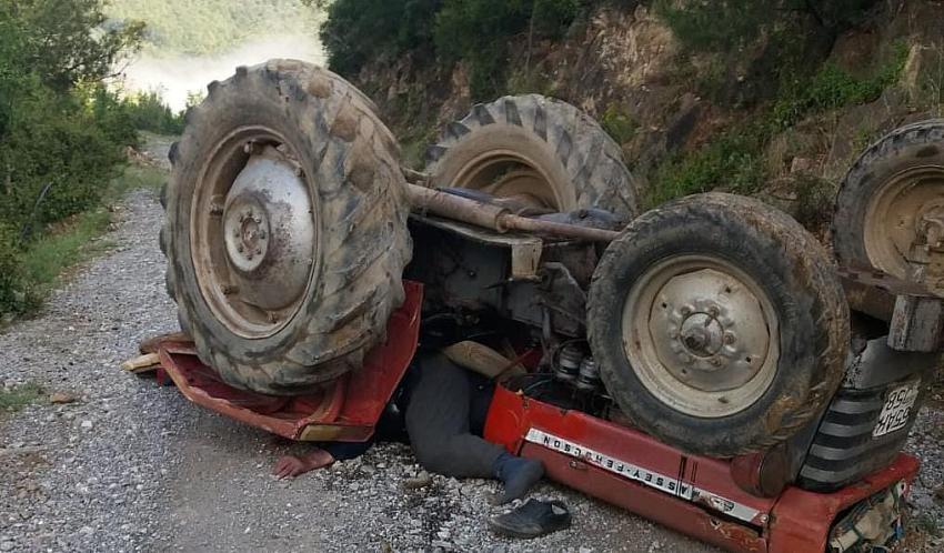 Bafra' da Traktör Kazası Sürücü Hayatını kaybetti