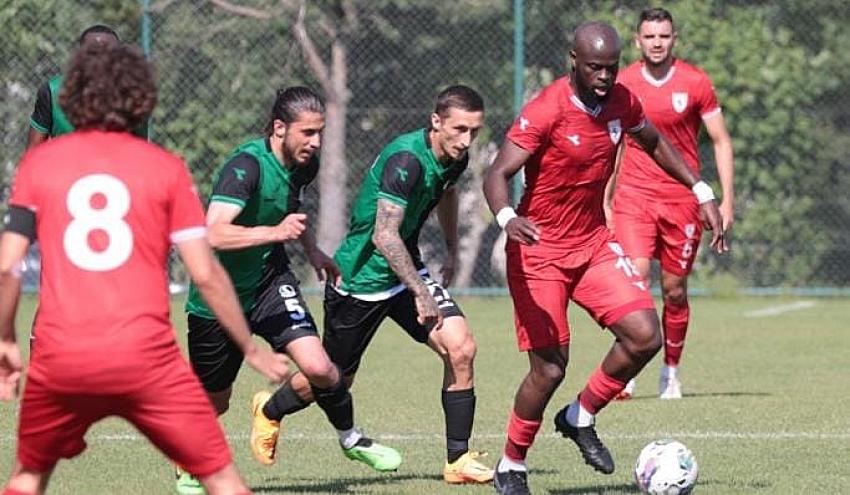 Samsunspor Sakaryaspor hazırlık Maçında  Sahadan keyifsiz ayrıldı