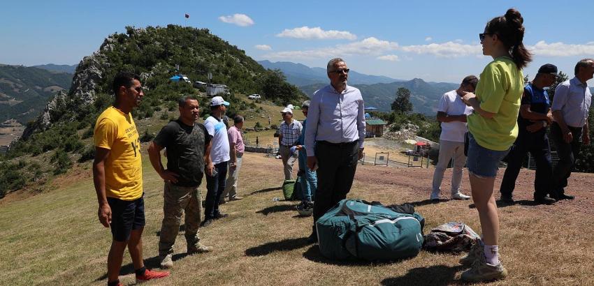 Başkan Kılıç'tan  kamp alanlarına ziyaret