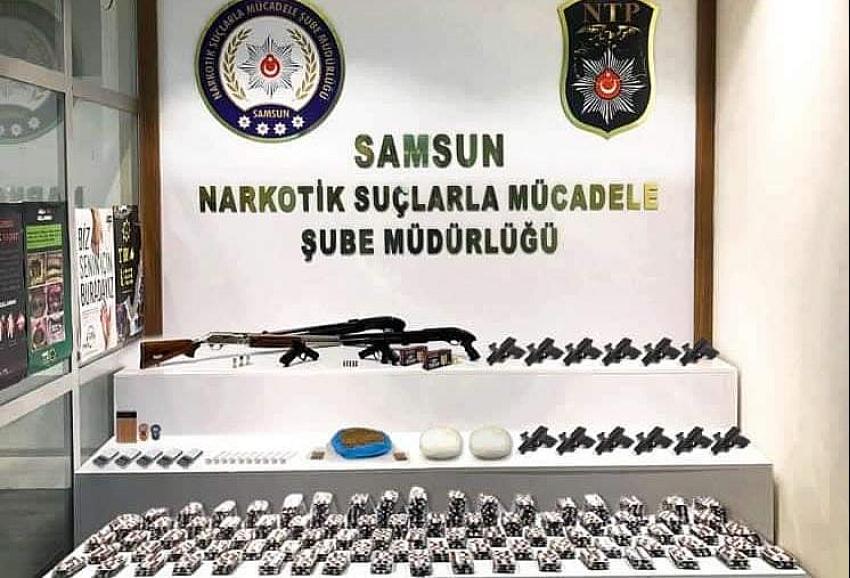 Samsun'da Şafak vakti uyuşturucu operasyonu