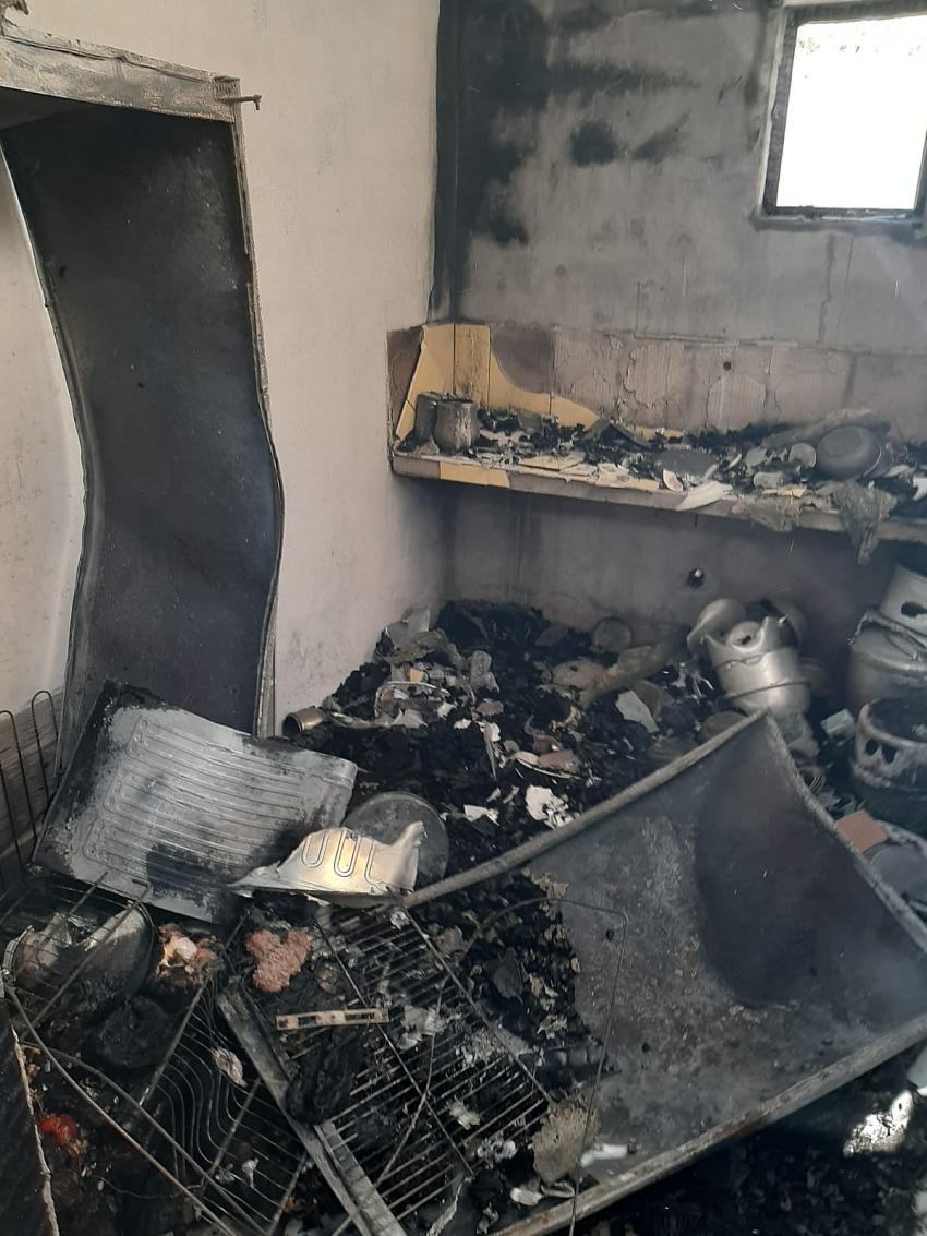 Alaçam'da tek katlı evde yangın çıktı 1 kişi öldü 