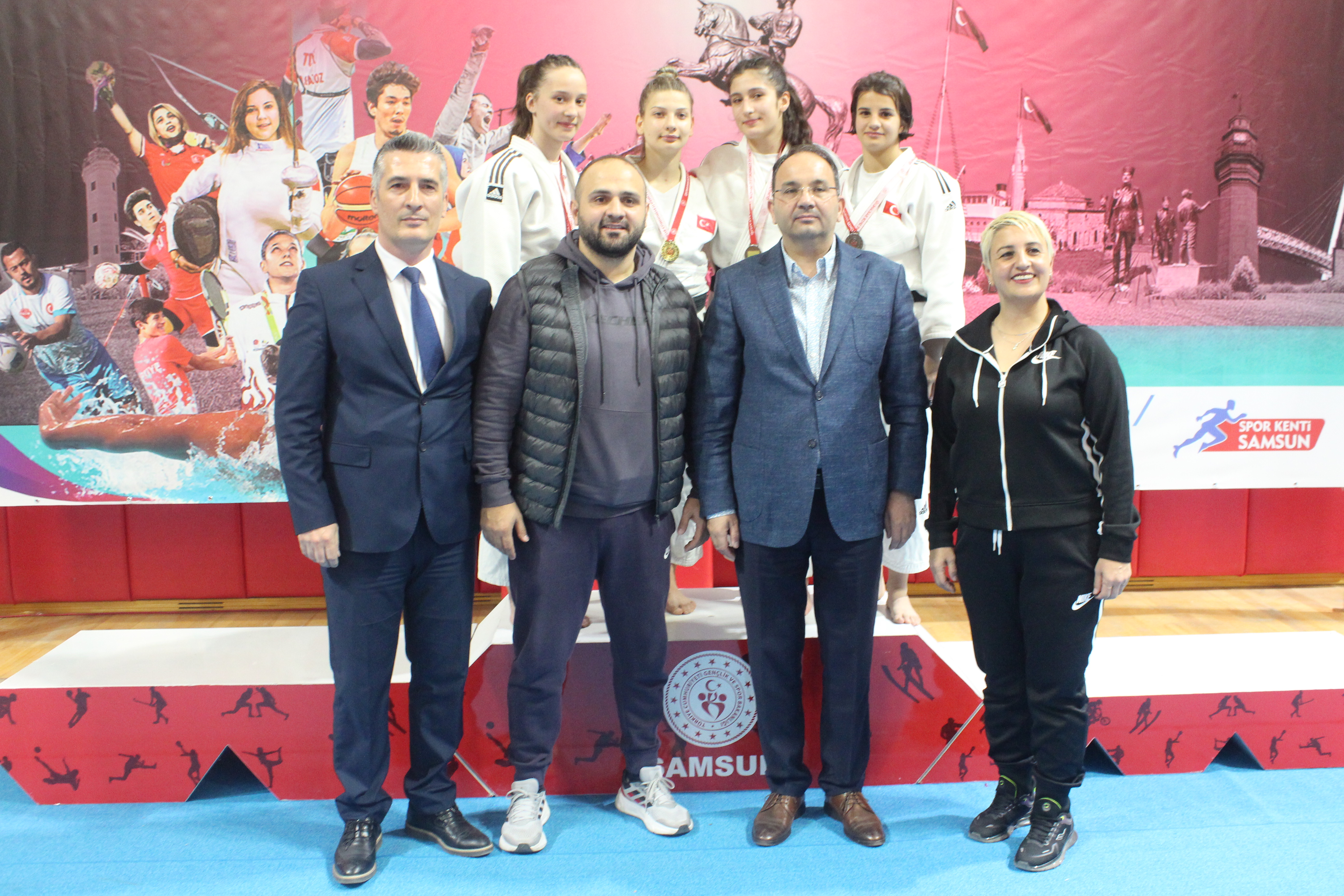Bafra'da yapılan Türkiye Judo turnuvası sona erdi