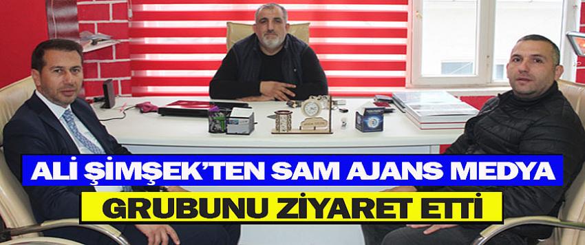 Ali Şimşek’ten Sam Ajans medya grubunu ziyaret etti