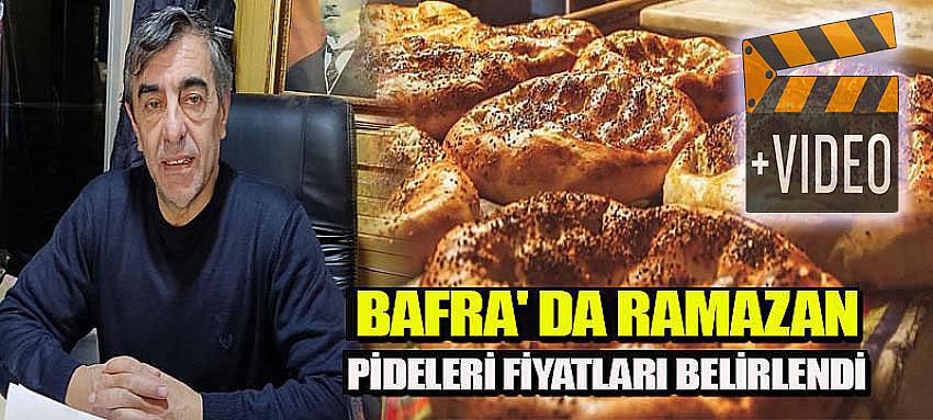 Bafra' da Ramazan Pideleri Fiyatları Belirlendi