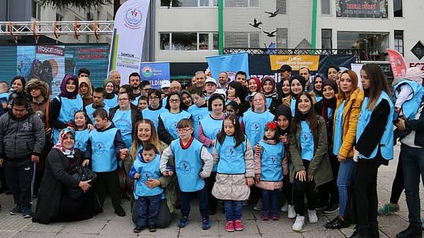 Samsun'da 'Down sendromlu' çocuklar için Farkındalık Etkinliği