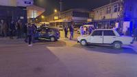 Bafra'da iki otomobil çarpıştı, 2 kişi yaralandı 